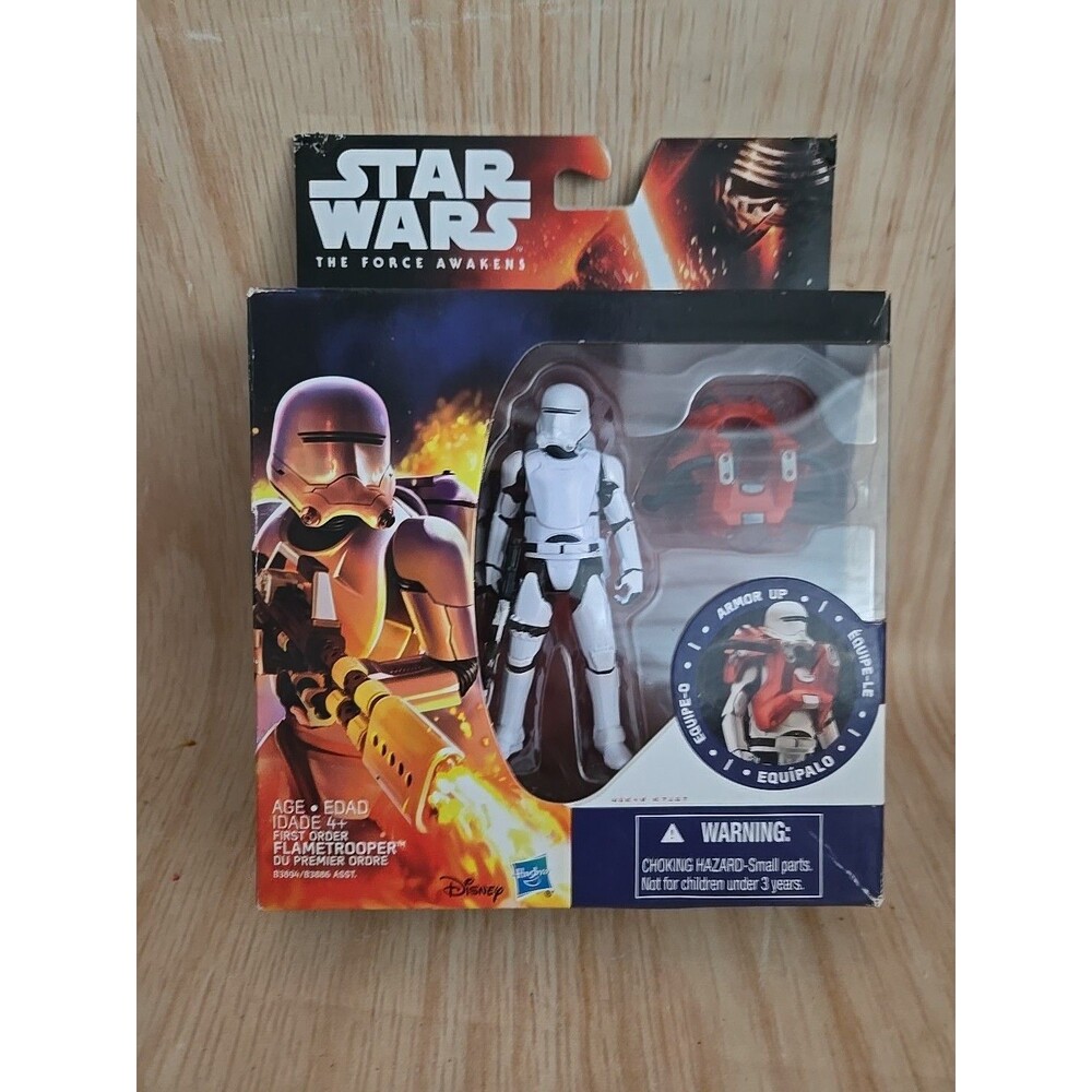 Star Wars TFA The Force Awakens Armor Up 3.75" First Order Flametrooper